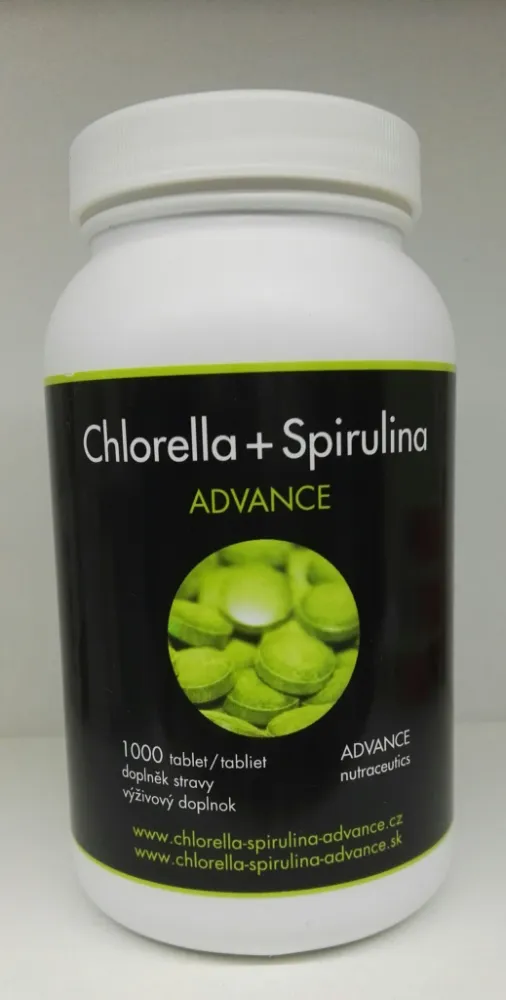 ADVANCE Chlorella + Spirulina BIO tbl.1000