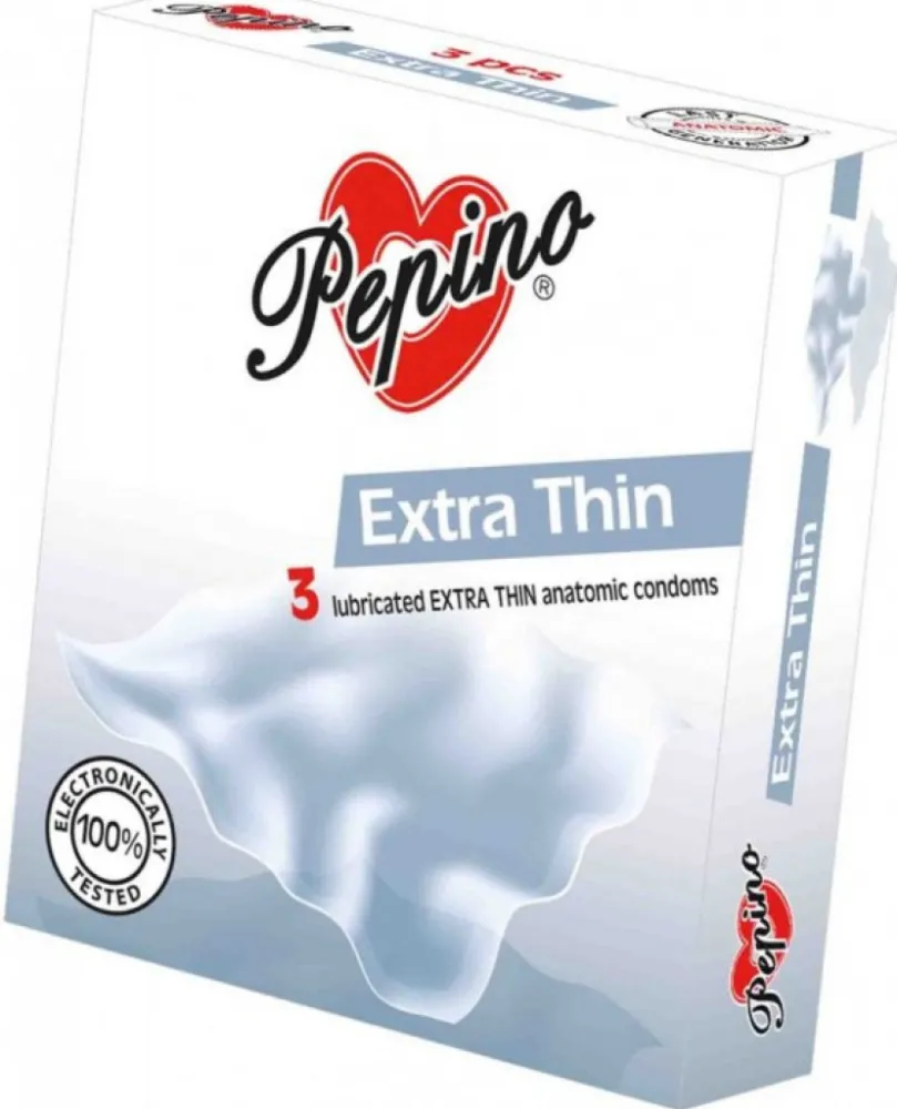 Pepino prezervativ Extra Thin 3ks