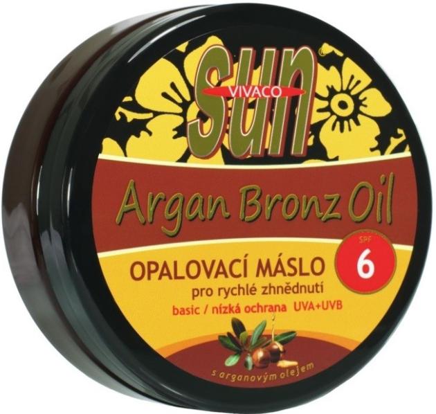 SunVital Argan Bronz Oil máslo na opalování SPF6 200 ml