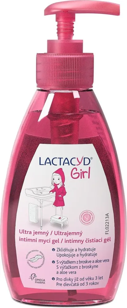 Lactacyd Girl ultra jemný intimní mycí gel 200ml