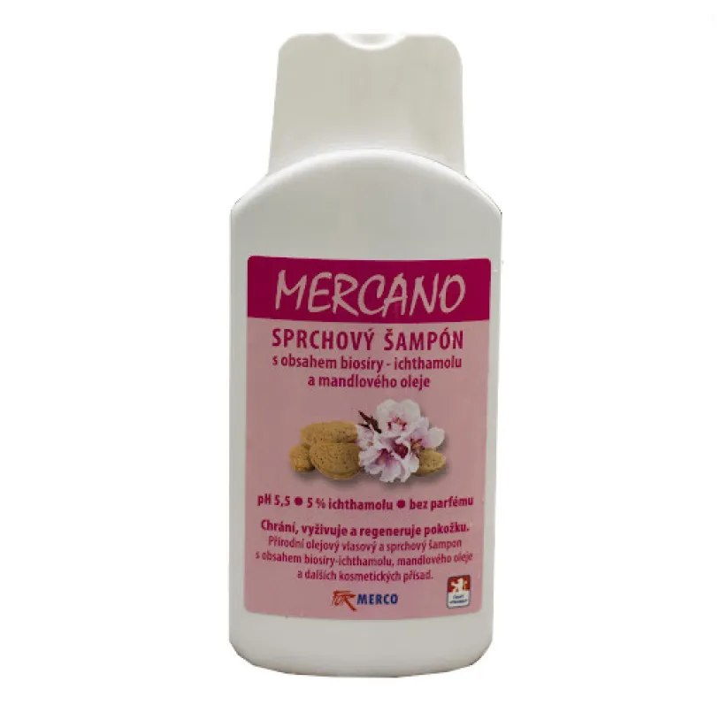 MERCO Mercano sprchový šampon 5% ichthyol 250ml